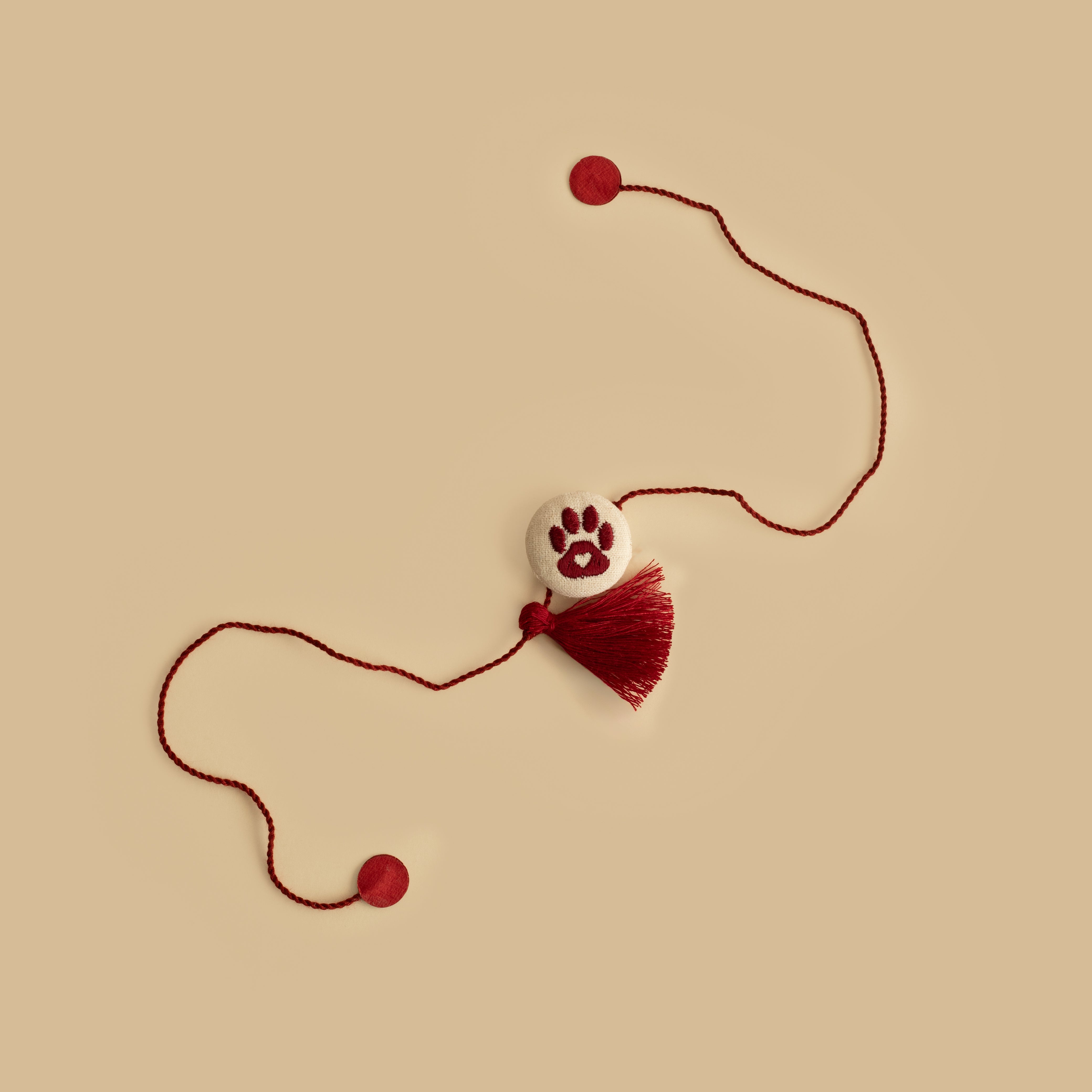 Embroidered Paw Rakhi