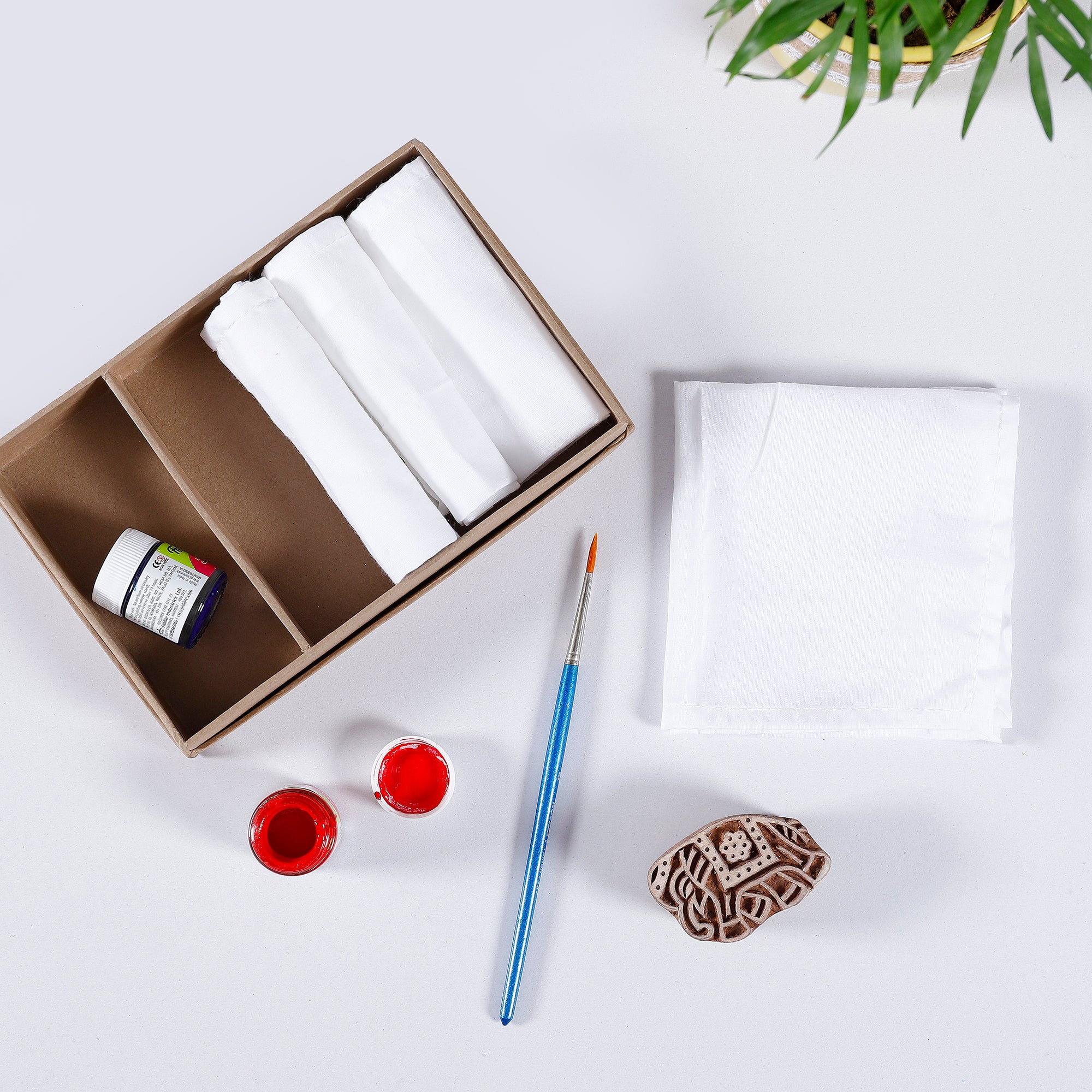 DIY Block Printing Kit for Napkins