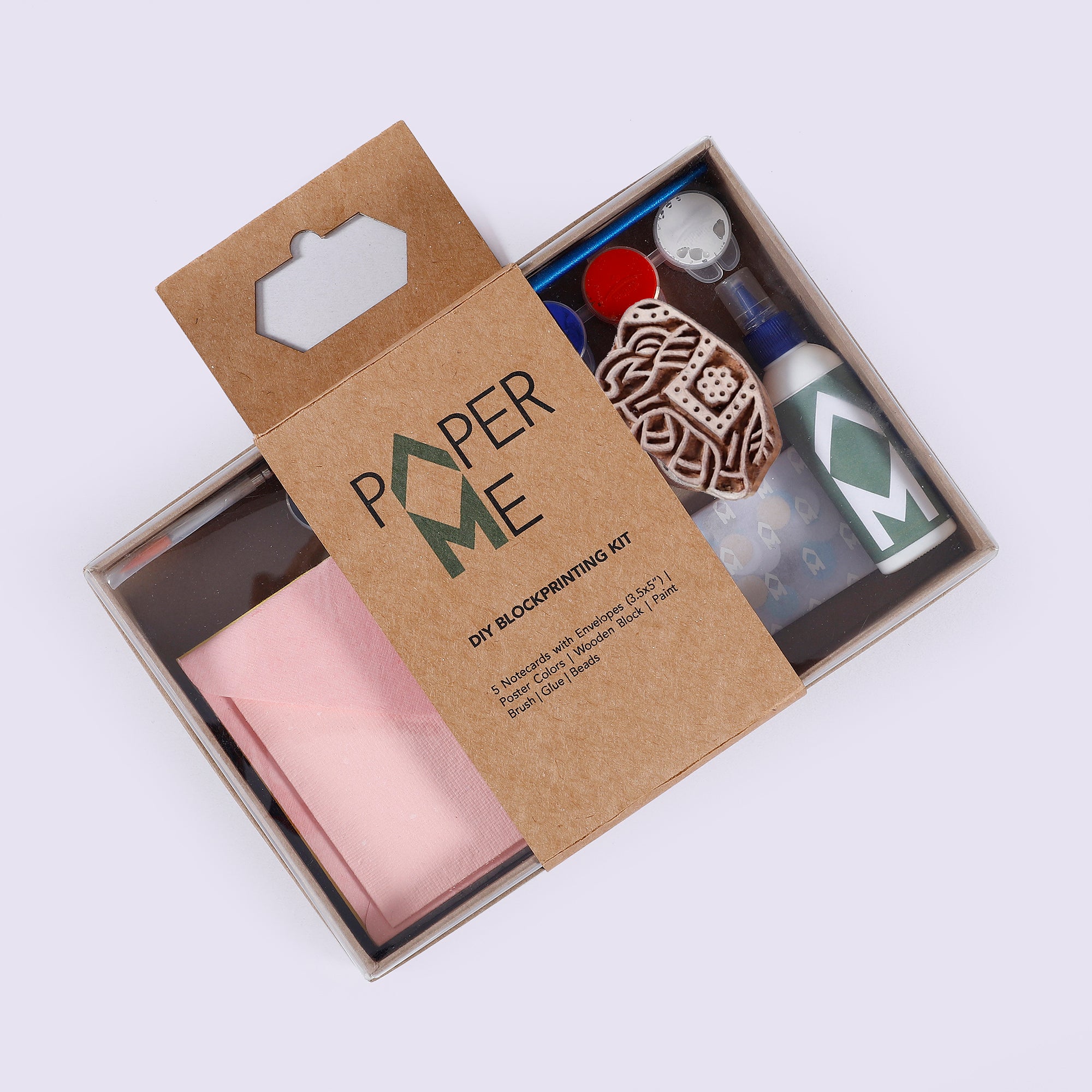 DIY Block Printing Kit for Notecards