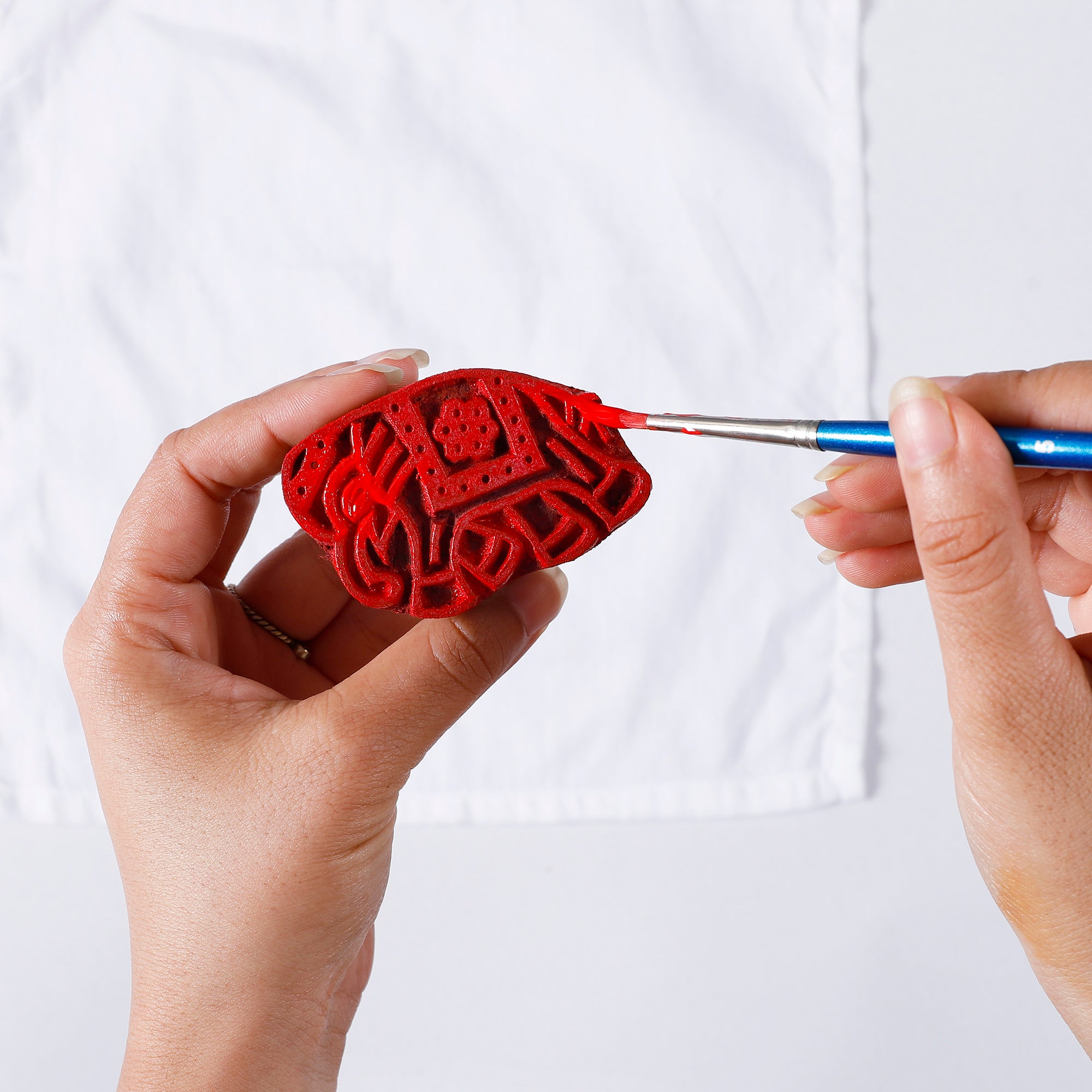 DIY Block Printing Kit for Napkins