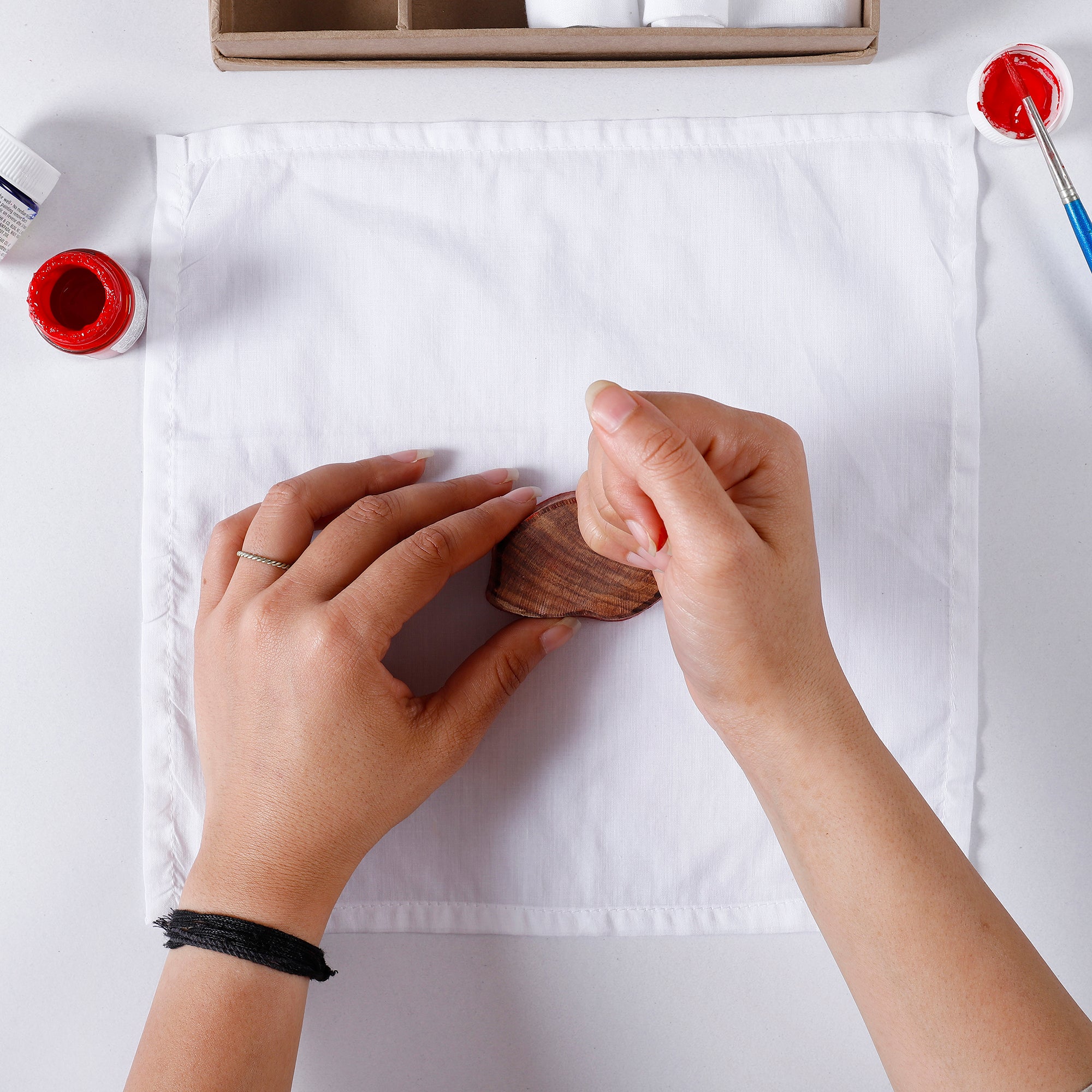 DIY Block Printing Kit for Napkins