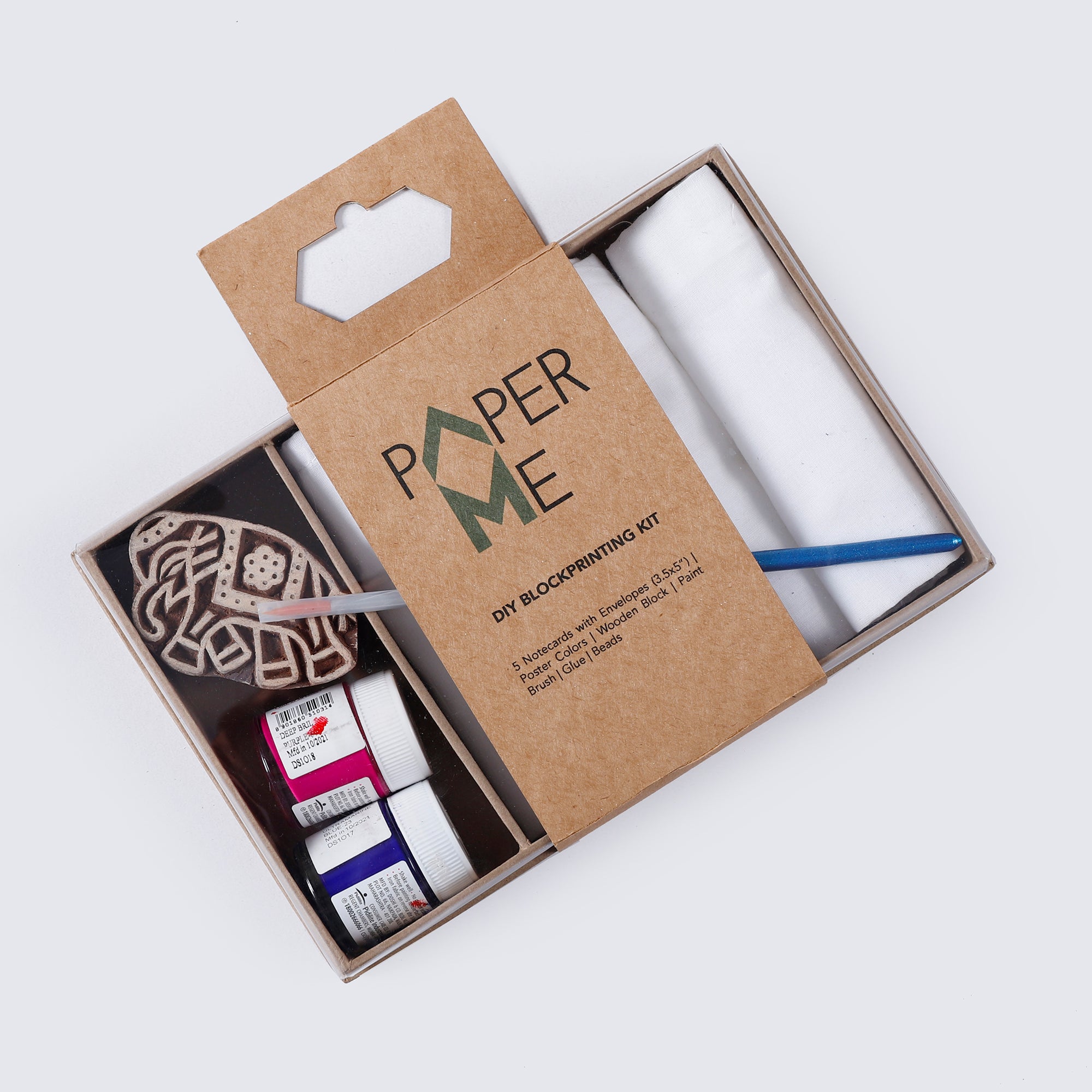 DIY Block Printing Kit for Napkins