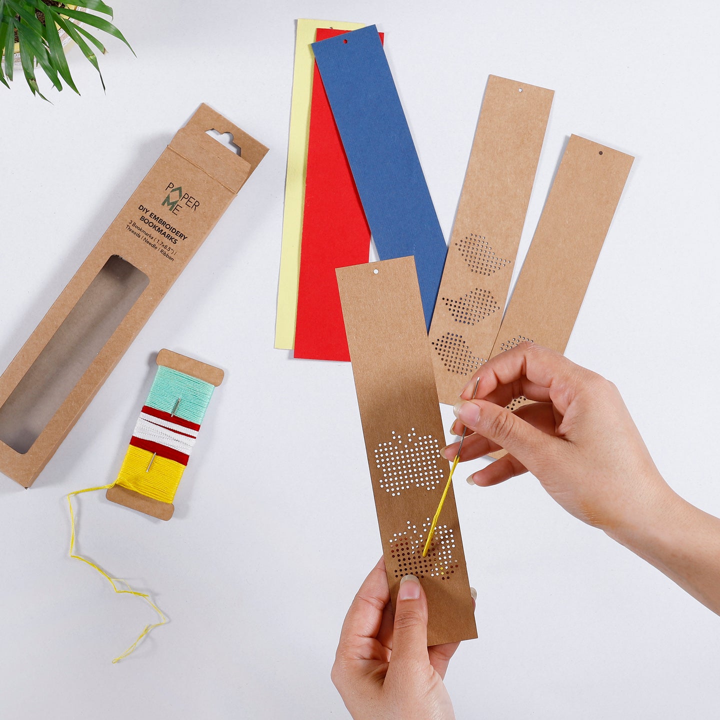 DIY Embroidery kit for Bookmarks