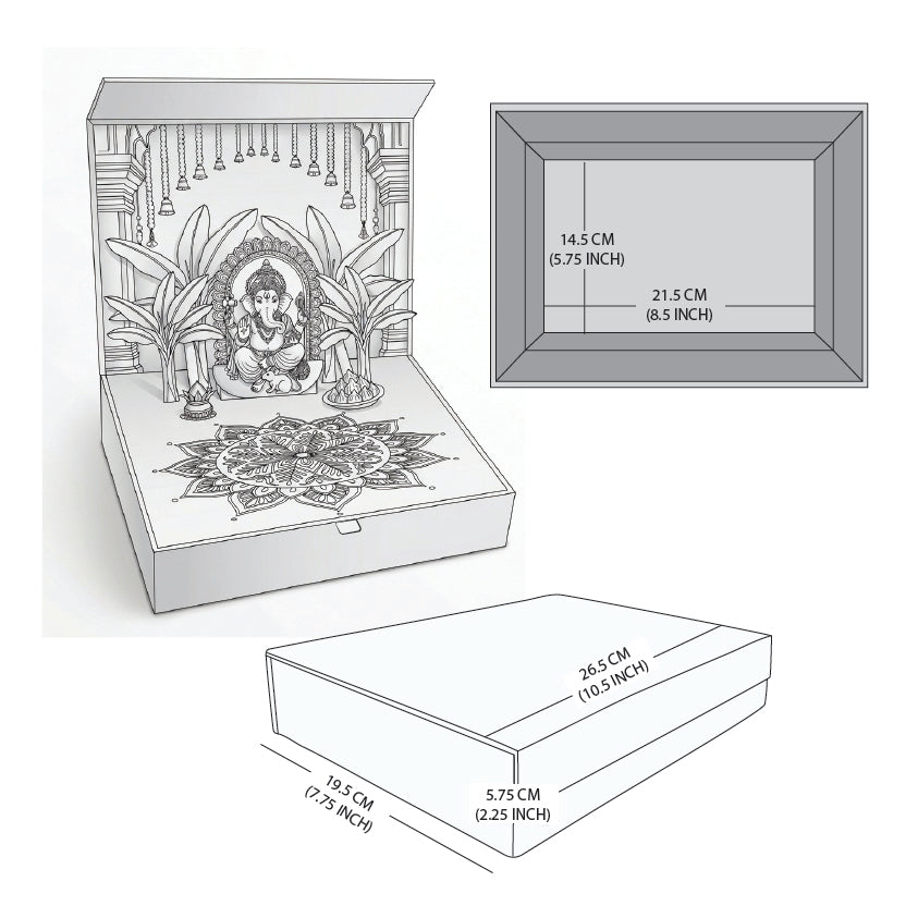 Ganesha Pop Up Card Box