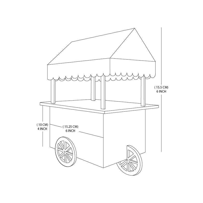 Icecream Cart Shape Box